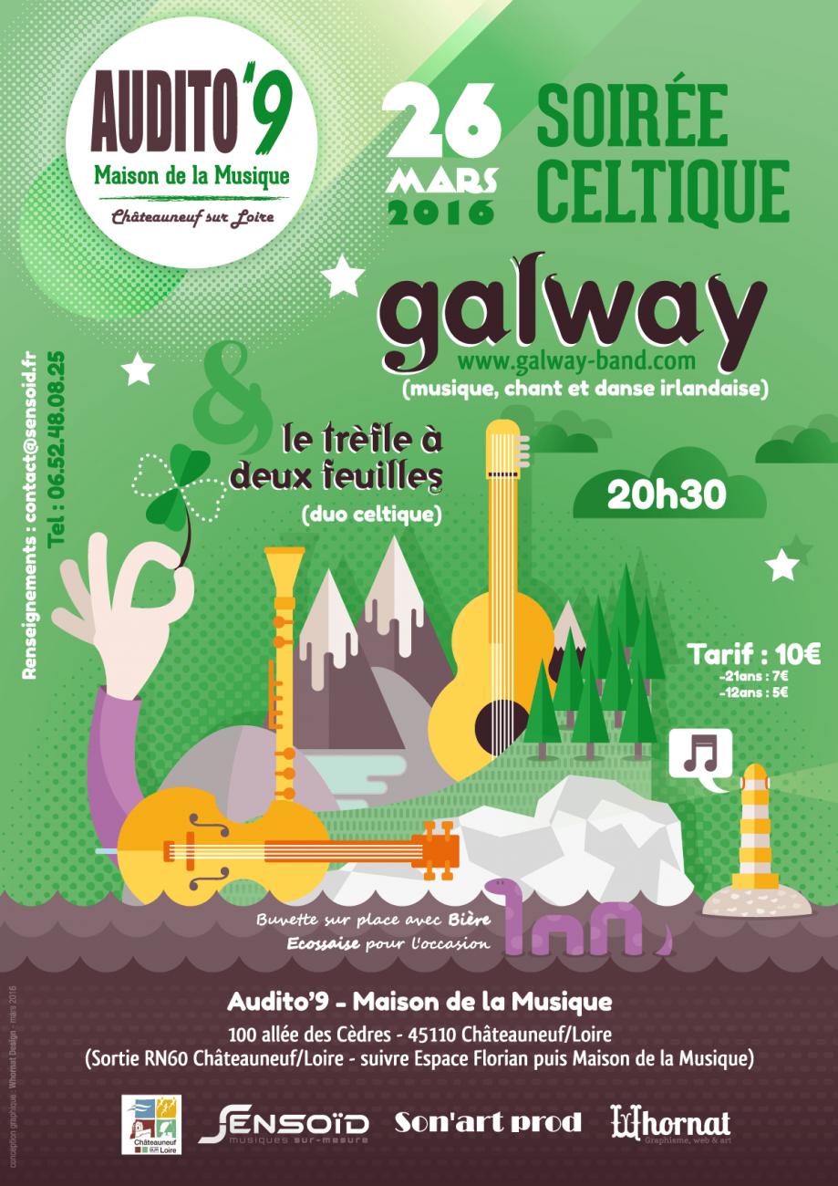 Affiche concert - Galway