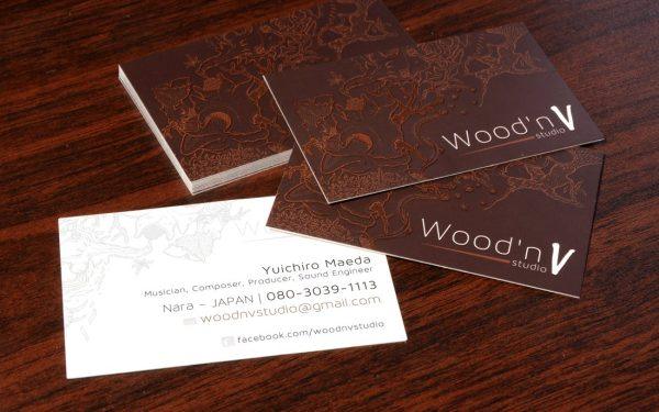 Cartes de visite pour Wood’n V studio