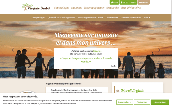 Virginie Drabik, site web